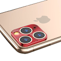 Pikkukuva 1 / 11: Högkvalitativ Kameralinsskydd Ram iPhone 11 Pro Max Röd