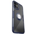 Pikkukuva 2 / 11: iPhone 12 Mini - Skyddande Skal med Ringhållare LEMAN Blå