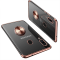 Miniatyrbillede 4 af 11: Samsung Galaxy A40 - Skyddande Silikonskal med Ringh�llare Röd