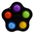 Miniatyrbilde 8 av 10: Blomma Fidget Toy / Fidget Leksak / Simple Dimple Pop It Vit