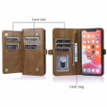 Miniatyrbillede 11 af 11: iPhone 11 Pro - Pung-etui med dobbelt funktion Röd