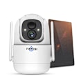 Miniatyrbilde 11 av 11: Hiseeu 1080P Övervakningskamera + Solpanel Vit