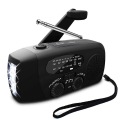 Miniatyrbillede 2 af 11: Smart Vevradio (Nödradio) Solcell Ficklampa Powerbank Red