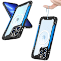 Miniatyrbilde 10 av 11: iPhone 12 Pro Max - Professionellt Skyddande Skal Silver