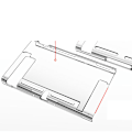 Miniatyrbild 8 av 11: Heltäckande Nintendo Switch TPU Skal Genomskinlig