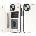 Miniatyrbild 6 av 11: Iphone 15 - Läder Fodral med 3-kortfack Svart