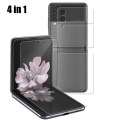Miniatyrbillede 1 af 11: 2-PACK Galaxy Z Flip 4 - 4-in-1 Skärmskydd & Kameralinsskydd Transparent