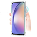 Pikkukuva 6 / 11: A54 5G - Skyddande Stilrent Silikonskal Transparent
