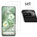 Miniatyrbilde 1 av 11: Google Pixel 8 Skärmskydd + Kameralinsskydd HD 0,3mm - Perfekt Passform