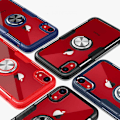 Miniatyrbild 4 av 7: LEMAN Skyddsskal (NANO) till iPhone X/XS Svart/Silver