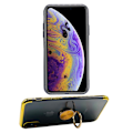 Pikkukuva 9 / 11: iPhone XS Max - Skyddande Skal med Ringhållare Guld