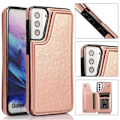 Pikkukuva 1 / 11: Samsung Galaxy S21 Plus - Skal med Korthållare Roséguld