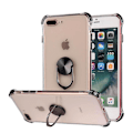 Miniatyrbild 5 av 11: iPhone 7 Plus - Praktiskt Skyddande Skal med Ringhållare Blå