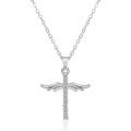 Miniatyrbillede 1 af 4: Stilsäkert Kors Halsband Silver
