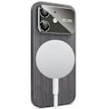 Miniatyrbillede 10 af 11: iPhone 12 - Trätexturerat Magsafe Grå