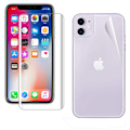 Miniatyrbillede 1 af 11: iPhone 11 Skärmskydd Fram- & Baksida 9H Nano-Soft Transparent