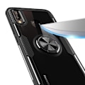 Miniatyrbillede 8 af 11: Samsung Galaxy A40 - Praktiskt Skal med Ringhållare (LEMAN) Svart/Svart