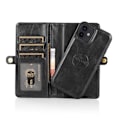 Miniatyrbillede 9 af 11: iPhone 12 Pro - Stilfuldt 2 i 1 Pungetui Svart