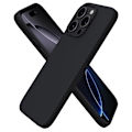 Pikkukuva 2 / 11: iPhone 16 Pro Max - Elegant & Stöttåligt Silikonskal Mörkblå