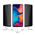 Miniatyrbild 2 av 11: Samsung A70 2-PACK Anti-Spy 2.5D Skärmskydd Ram 9H