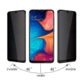 Miniatyrbilde 2 av 11: Samsung A70 2-PACK Anti-Spy 2.5D Skärmskydd Ram 9H