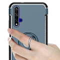 Pikkukuva 11 / 11: Huawei Nova 5T - Skal med Ringhållare FLOVEME Silver