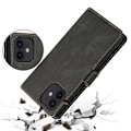Miniatyrbillede 11 af 11: iPhone 12 - Floveme Plånboksfodral Svart