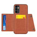 Miniatyrbild 11 av 11: Samsung Galaxy A55 5G - Lyxigt Retro Flip Fashion Plånboksskal Ljusbrun