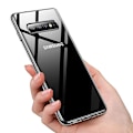 Miniatyrbild 11 av 11: Effektfullt Skyddsskal av mjuk Silikon - Samsung Galaxy S10 Plus Blå