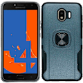 Miniatyrbild 8 av 11: Samsung Galaxy J4 2018 - Smart Skyddande Skal med Ringh�llare Mörkblå