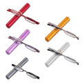 Miniatyrbilde 9 av 11: Lesebriller med styrke +1.0 - +4.0 Bærbar metallboks UNISEX Röd +1