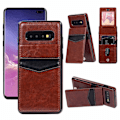 Miniatyrbillede 11 af 11: Samsung Galaxy S10 - Stilrent Praktiskt Skal Kortfack (LEMAN) Blå