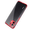 Pikkukuva 8 / 10: Xiaomi Mi 11 Lite - Stötdämpande Silikonskal Röd