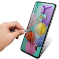 Pikkukuva 7 / 11: Samsung A71 2.5D Anti-Spy Skärmskydd Ram 9H 0,3mm Transparent Svart