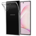 Pikkukuva 1 / 11: Samsung Galaxy Note 10 - Skyddande Silikonskal (FLOVEME) Transparent/Genomskinlig