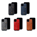 Miniatyrbilde 2 av 11: iPhone 11 - Praktiskt Skal med Kortfack (RETRO) Svart