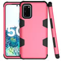 Samsung Galaxy S20 - Skyddsskal (LEMAN) Rosa/Svart