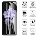 Miniatyrbillede 9 af 10: 3-PACK Z Flip 4 - 3in1 Sk�rmskydd Fram- & Baksida Hydrogel Transparent