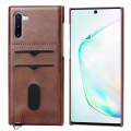 Pikkukuva 6 / 11: Samsung Galaxy Note10 - Praktiskt Skal med Kortfack (LEMAN) Havsgrön