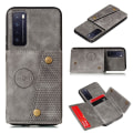 Miniatyrbilde 3 av 11: Huawei P Smart 2021 - Skal med Korthållare RETRO Röd