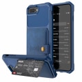 Miniatyrbilde 1 av 11: iPhone 6 Plus/6S Plus - Praktiskt Skal med Kortfack Blå
