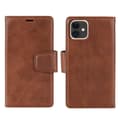 iPhone 12 - 2-1 HANMAN lommebokdeksel Brun