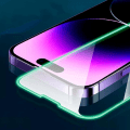 Pikkukuva 10 / 11: iPhone 15 pro Skärmskydd Självlysande Ram 9H 0,3mm Självlysande