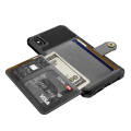 Miniatyrbilde 8 av 10: iPhone X/XS - Praktiskt Skyddande Skal med Kortfack Svart