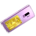 Miniatyrbilde 10 av 11: Samsung Galaxy S9 Plus - Skyddande Silikonskal med Kortfack Transparent/Genomskinlig