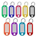 Nyckelbrickor 9-pack med Transparent Fönster & Etikett