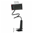 Miniatyrbild 10 av 11: Flexibel Mobiltelefon/Ipad universal hållare. Svart