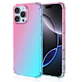 Miniatyrbillede 3 af 11: iPhone 16 Pro Max - Stilrent Smart Skyddsskal i Gradient Silikon Rosa/Grön