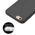 Miniatyrbillede 8 af 8: iPhone 6/6S - Stilrent Skyddande Mattbehandlat Skal Svart