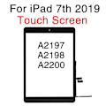 Miniatyrbillede 5 af 11: Touchscreen & Hemknapp iPad 7/8 2019/2020 10.2" Svart
